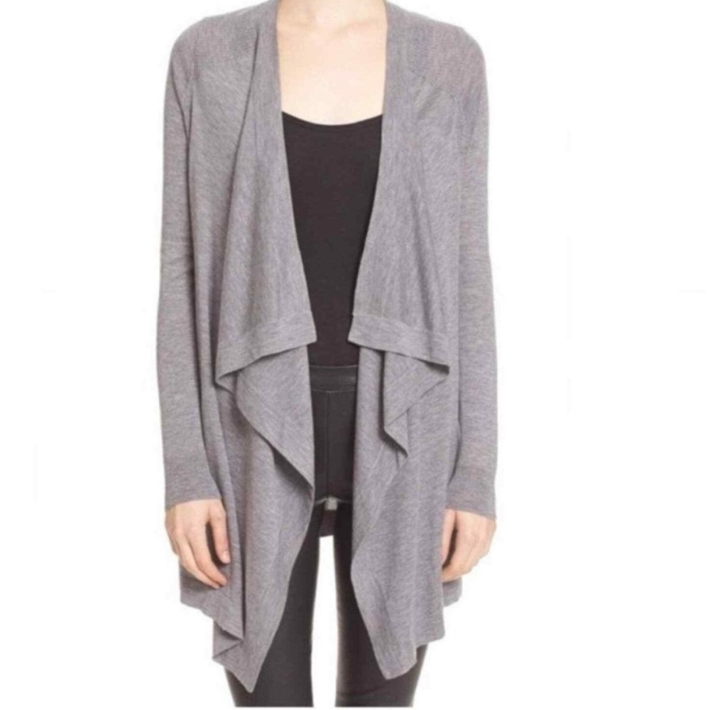 Vince Gray Women's open drape sweater
